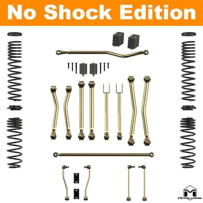 MetalCloak 3.5" Game Changer Coilover Suspension — Wrangler JL